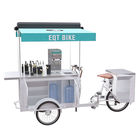 سبد خرید و فروش سه چرخه سفارشی لوکس برای آشامیدن در خیابان / وعده چای