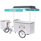 ظرفیت بار بالا بستنی دوچرخه بستنی تصویب CE بدنه استیل خالص