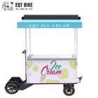 سه چرخه یخچال فریزر دوچرخه سواری دوچرخه برقی تجاری EQT برای فروش نوشیدنی سرد
