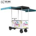 دوچرخه بستنی دوچرخه بستنی دوچرخه اسکوتر برقی EQT دوچرخه حمل بار برای نوشیدنی های سرد دوچرخه تجاری بار جلو