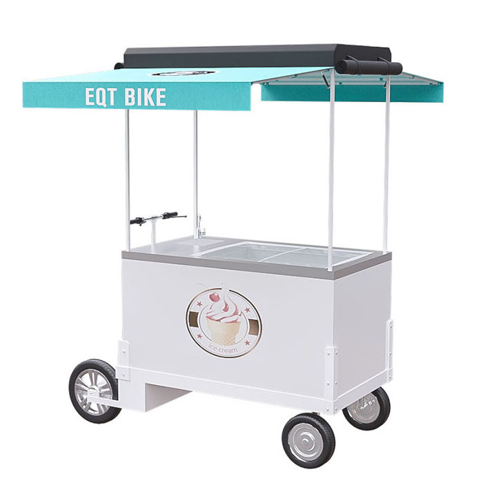 کلیه صندوق دوچرخه بستنی استیل ضد زنگ 300 کیلو بار ظرفیت CE تأیید شده