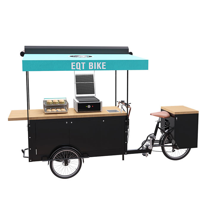انبار بزرگ Burger Food Cart Cart EQT تجاری چند منظوره